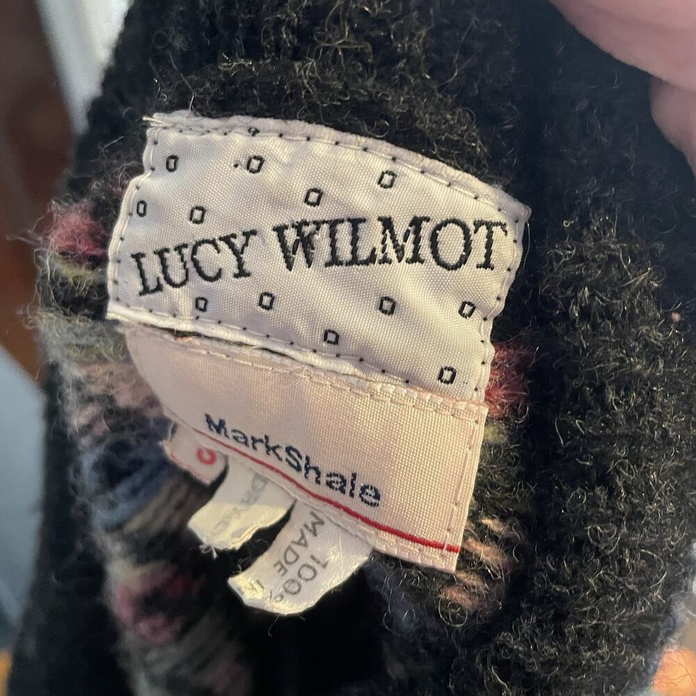 Vintage 1980s Lucy Wilmot England 100% Wool Pullover Sweater Womens Small - Picture 9 of 11